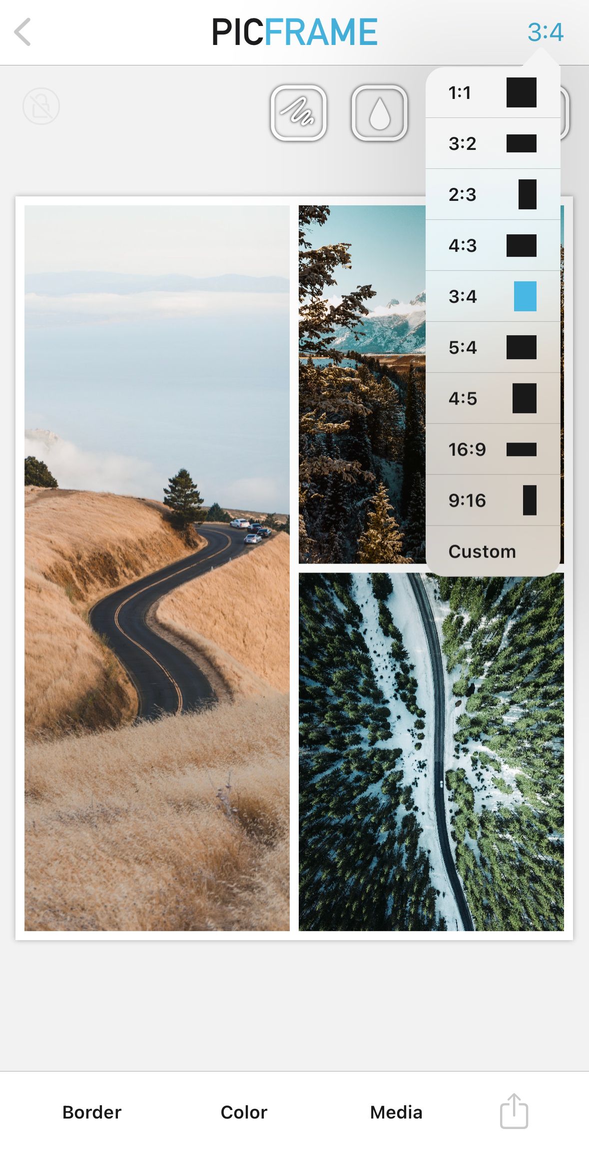 PicFrame - Guide to Ratio and Print Size